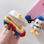 Wholesale Airpod Pro Cute Design Cartoon Handcraft Wool Fabric Cover Skin (Donald Suit)